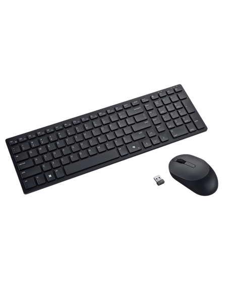 Клавиатура и мышь DELL KM555, Беспроводное, Чёрный