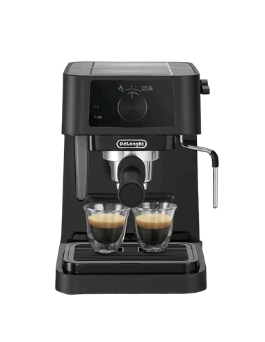 Кофеварка рожковая DeLonghi EC230BK, 1100Вт, Чёрный