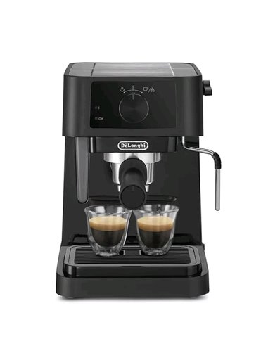 Кофеварка рожковая DeLonghi EC230BK, 1100Вт, Чёрный