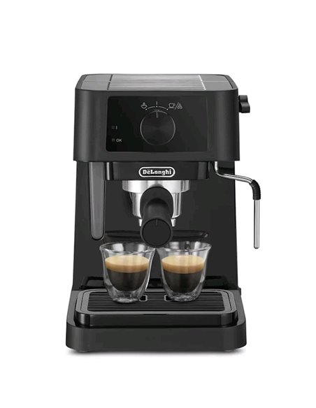 Кофеварка рожковая DeLonghi EC230BK, 1100Вт, Чёрный