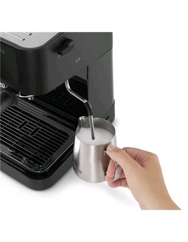Кофеварка рожковая DeLonghi EC230BK, 1100Вт, Чёрный