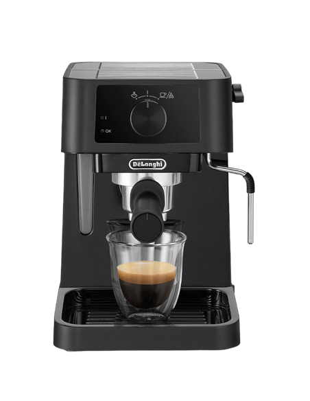 Кофеварка рожковая DeLonghi EC230BK, 1100Вт, Чёрный