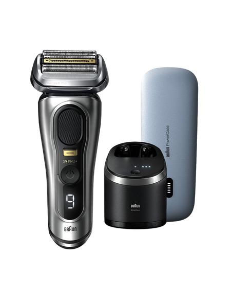 Электробритва мужская Braun 9 PRO+ 9577cc, Серебристый