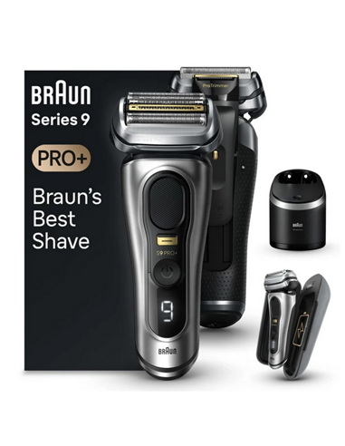 Электробритва мужская Braun 9 PRO+ 9577cc, Серебристый