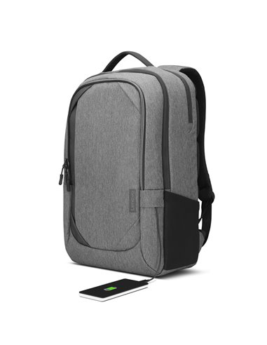 Rucsac pentru Laptop Lenovo Business Casual, 17", Poliester, Gri