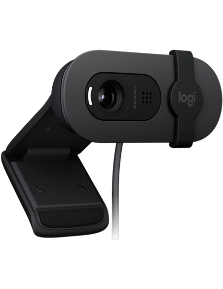 Веб-камера Logitech BRIO 100, 1920x1080, Чёрный