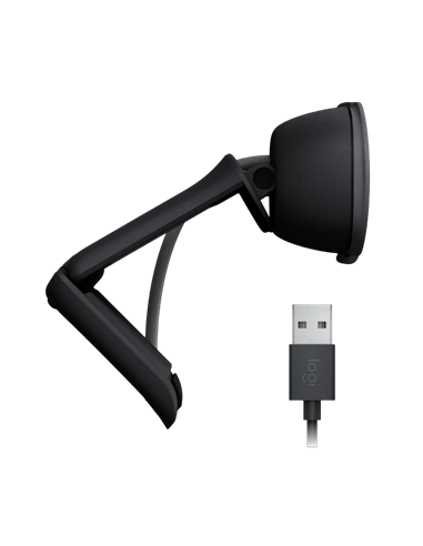 Веб-камера Logitech BRIO 100, 1920x1080, Чёрный