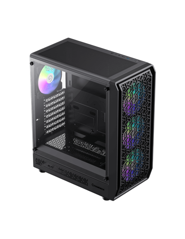 Компьютерный корпус Gamemax Forge AB, Midi-Tower, Без блока питания, Чёрный
