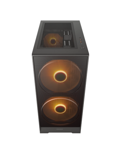 Компьютерный корпус Cougar Airface 180, Midi-Tower, Без блока питания, Чёрный