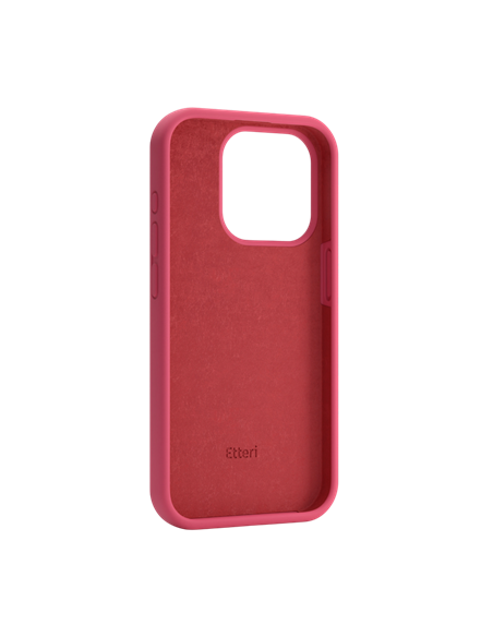Чехол Etteri Silicone Mag для Apple iPhone 16 Pro Max, Raspberry