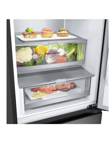Холодильник LG GBV7280BEV, Чёрный