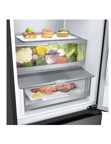 Холодильник LG GBV7280BEV, Чёрный
