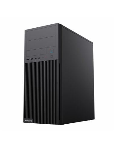 Carcasă PC Sohoo 2815BK, Midi-Tower, ATX, Negru