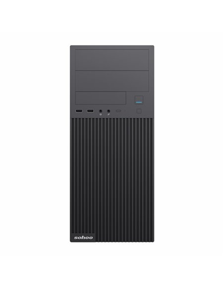 Компьютерный корпус Sohoo 2815BK, Midi-Tower, ATX, Чёрный
