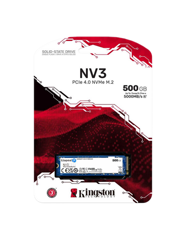 Накопитель SSD Kingston NV3, 500Гб, SNV3S/500G