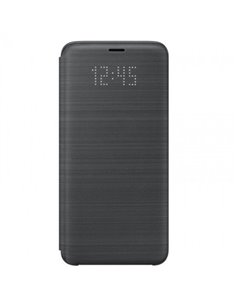 Чехол Samsung LED Flip Wallet for Galaxy S9, Орхидея Серая 2