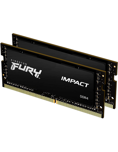 Оперативная память Kingston FURY Impact, DDR4 SDRAM, 3200 МГц, 32 Гб, KF432S20IBK2/32