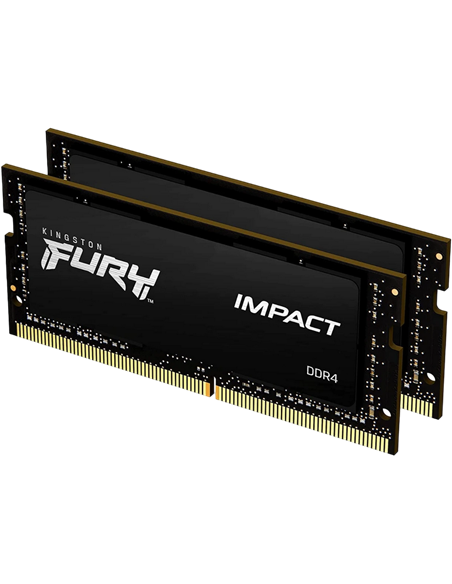 Оперативная память Kingston FURY Impact, DDR4 SDRAM, 3200 МГц, 32 Гб, KF432S20IBK2/32