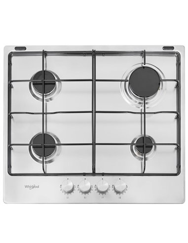 Газовая варочная панель Whirlpool TKRL 650 IX, Нержавеющая сталь