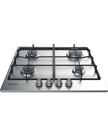 Газовая варочная панель Whirlpool TKRL 650 IX, Нержавеющая сталь