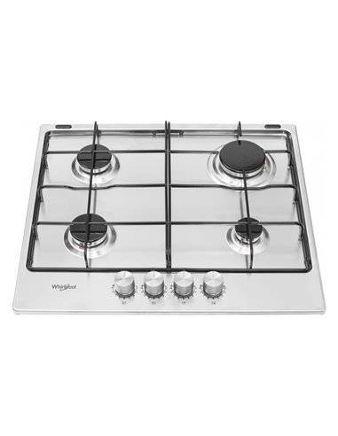 Газовая варочная панель Whirlpool TKRL 650 IX, Нержавеющая сталь