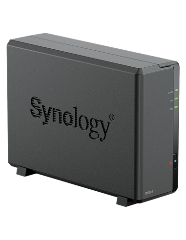 Сетевое хранилище SYNOLOGY DS124, Чёрный