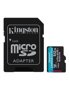 Card de Memorie Kingston Canvas Go! Plus, 512GB (SDCG4/512GB)