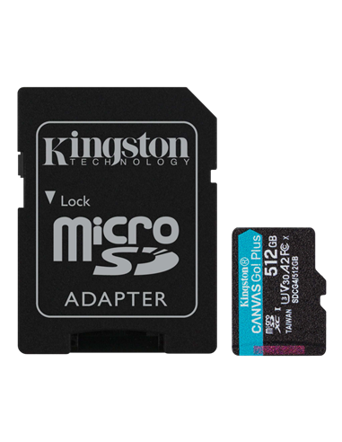Card de Memorie Kingston Canvas Go! Plus, 512GB (SDCG4/512GB)