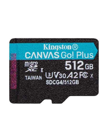 Карта памяти Kingston Canvas Go! Plus, 512Гб (SDCG4/512GB)