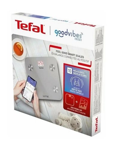 Электронные напольные весы Tefal BM9600S1, Серебристый