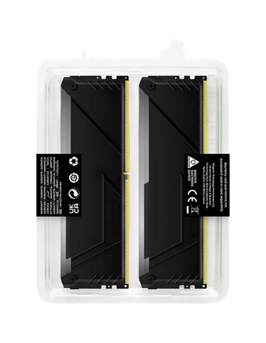 Оперативная память Kingston FURY Beast RGB, DDR4 SDRAM, 3200 МГц, 32 ГБ, KF432C16BB12AK2/32WP