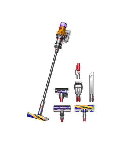 Aspirator Vertical Dyson V12 Detect Slim Absolute, Galben | Nichel
