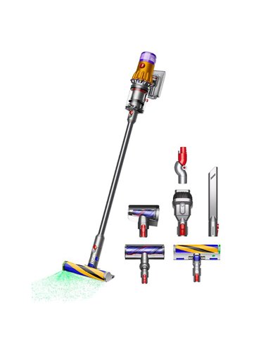 Aspirator Vertical Dyson V12 Detect Slim Absolute, Galben | Nichel