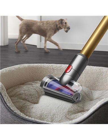 Aspirator Vertical Dyson V12 Detect Slim Absolute, Galben | Nichel