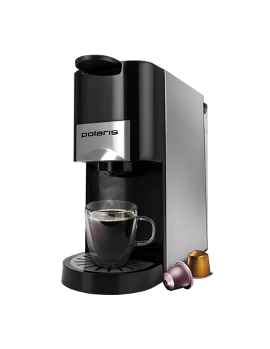 Cafetiera cu capsule Polaris PCM2020, 1450W, Negru
