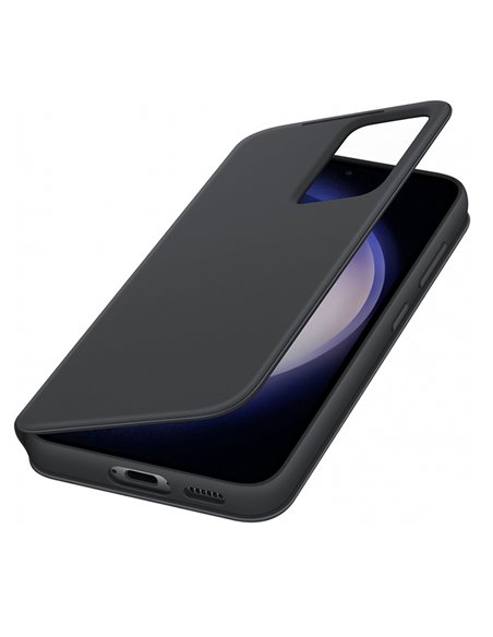 Husă tip carte Samsung Smart View Galaxy S23+, Negru
