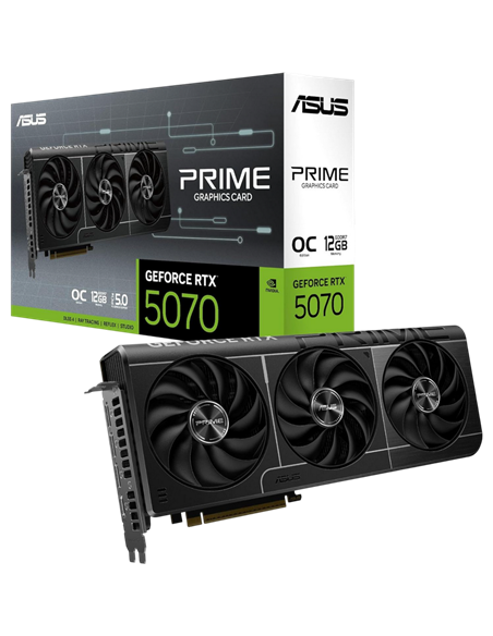 Placă Video ASUS PRIME-RTX5070-O12G, 12GB GDDR7 192bit