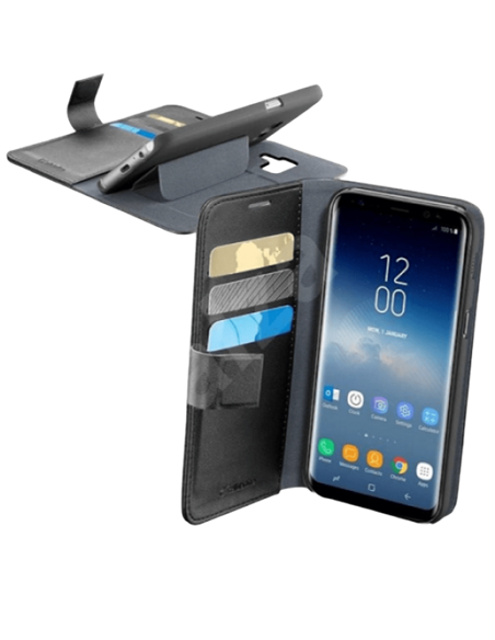 Чехол книжка Cellularline Book Agenda -  Galaxy S9+, Чёрный