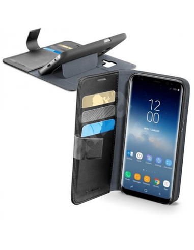 Чехол книжка Cellularline Book Agenda -  Galaxy S9+, Чёрный