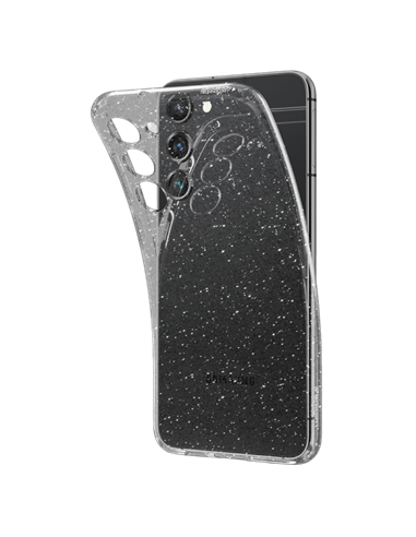 Husă Spigen Samsung S23, Liquid Crystal, Cristal cu sclipici