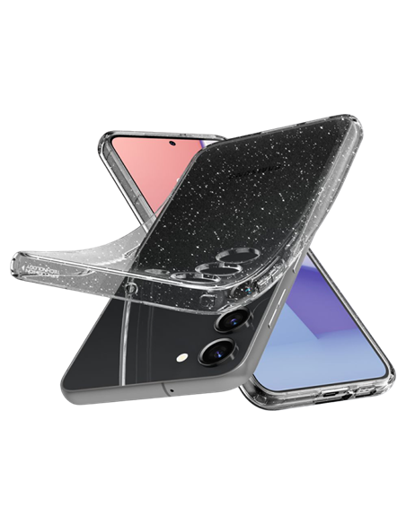 Husă Spigen Samsung S23, Liquid Crystal, Cristal cu sclipici