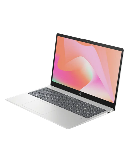 Laptop 15,6" HP Laptop 15, Natural Silver, Intel Core Ultra 5 125H, 24GB/512GB, FreeDOS