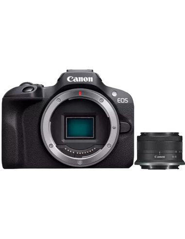 Беззеркальный фотоаппарат Canon EOS R100 Black & RF-S 18-45mm f/4.5-6.3 IS STM KIT