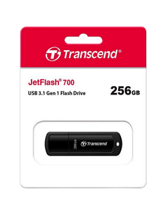 USB Flash накопитель Transcend JetFlash 700, 256Гб, Чёрный 2