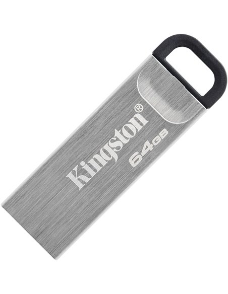 USB Flash накопитель Kingston DataTraveler Kyson, 64Гб, Серебристый