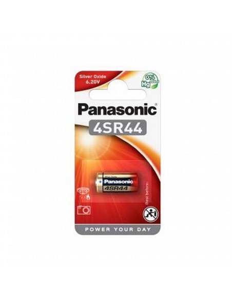 Батарейки Panasonic 4SR-44EL, SR44 , 160 мА·ч, 1 шт.
