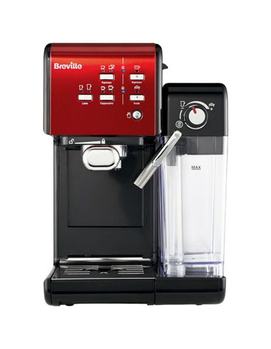 Cafetiera manuala Breville Prima Latte II VCF109X-01, 1050W, Roșu