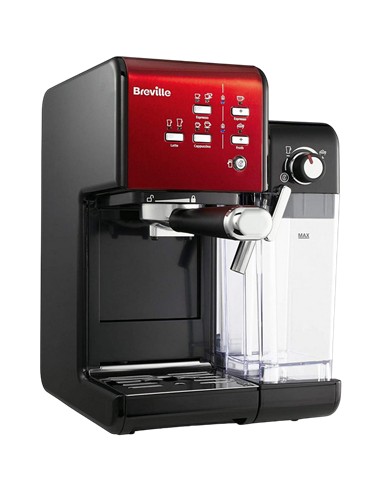 Cafetiera manuala Breville Prima Latte II VCF109X-01, 1050W, Roșu