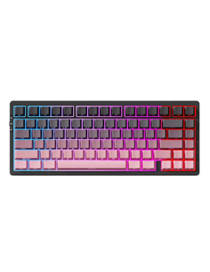 Клавиатура MCHOSE G75 Pro, Проводное / беспроводное, Чёрный | Розовый