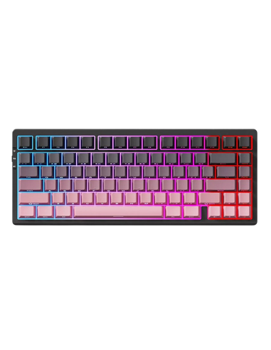 Tastatură MCHOSE G75 Pro, Cu fir / Fără fir, Negru | Roz